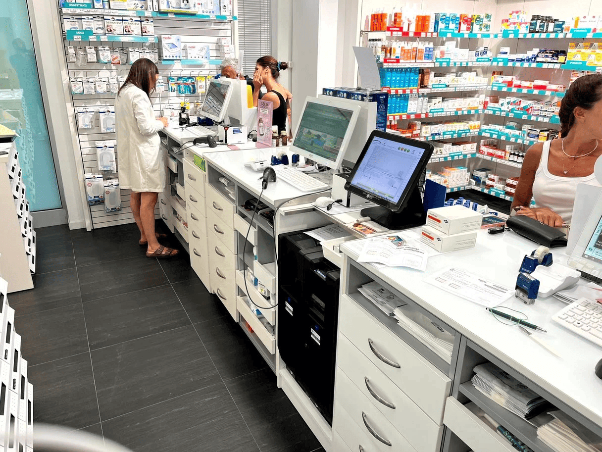 Cassa automatica in Farmacia